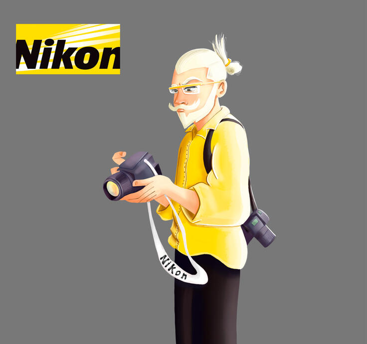 Бренд-персонаж японской компании Nikon